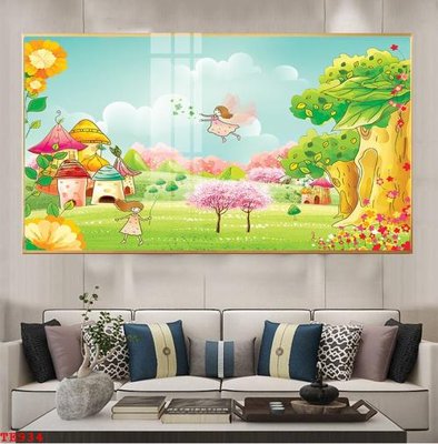 File gốc File tranh trẻ em TE934 (ảnh chi tiết) để in trần