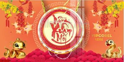 File gốc file in banner tết 2025 phông tết tất niên khai xuân chúc mừng năm mới 2025 TET1042 (trang trí) phòng trẻ em