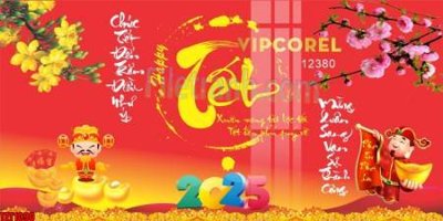 File tranh file in banner tết 2025 phông tết tất niên khai xuân chúc mừng năm mới 2025 TET1090 (gốc) chủ đề động vật