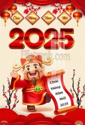 Tải file file in banner tết 2025 phông tết tất niên khai xuân chúc mừng năm mới 2025 TET1144 (PSD) cho in tranh 3D