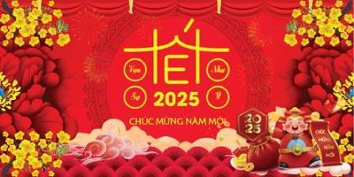 Tải file gốc Background phông nền banner chúc mừng năm mới , tất niên tết 2025 TET1301 (in khổ lớn) không mờ
