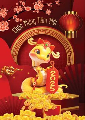 Download file gốc Background phông nền banner chúc mừng năm mới , tất niên tết 2025 TET1312 (in lụa) nghệ thuật