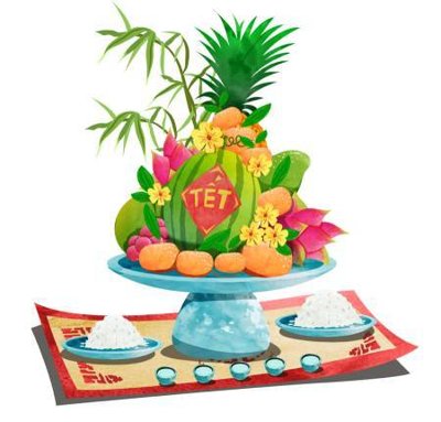 File tranh Background phông nền banner chúc mừng năm mới , tất niên tết 2025 TET1361 (file gốc) chuẩn màu in