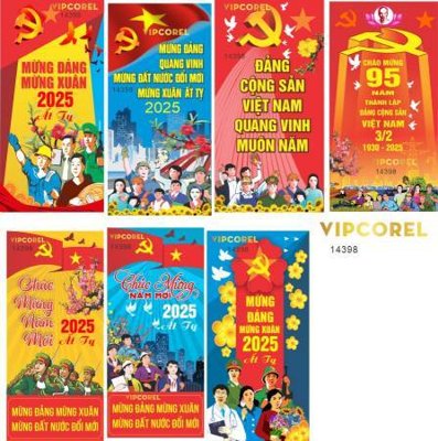 File tranh Background phông nền banner chúc mừng năm mới , tất niên tết 2025 TET1400 (gốc) chủ đề con người