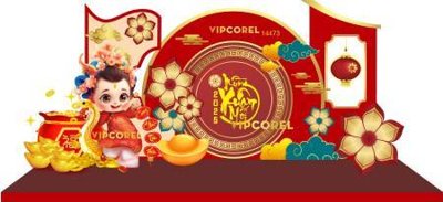 Tải file File check in decor backop trang trí cổng tết năm mới 2025 TET1435 (gốc) chủ đề phong thủy