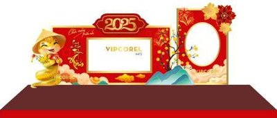 File gốc File check in decor backop trang trí cổng tết năm mới 2025 TET1440 (PSD/TIFF) độ phân giải cao