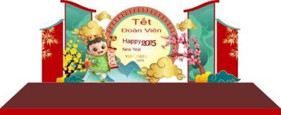 Tải file File check in decor backop trang trí cổng tết năm mới 2025 TET1445 (gốc) chủ đề tôn giáo