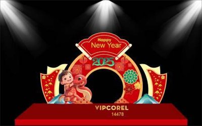 File gốc File check in decor backop trang trí cổng tết năm mới 2025 TET1446 (PSD/TIFF) độ phân giải cao