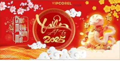 File tranh File backdrop phông chúc mừng năm mới tết 2025 ất tỵ TET2022 (gốc) in trên kính