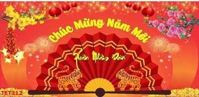Tải file gốc file in baner tết 2023 phông tết tất niên khai xuân TET212 (bản PSD) gốc