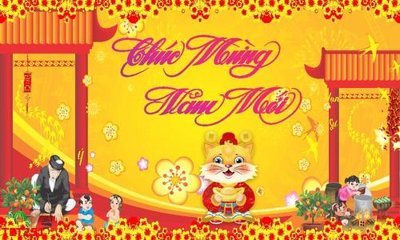 File in lụa file in baner tết 2023 phông tết tất niên khai xuân TET251 (chất lượng cao) file in baner tết 2023 phông tết tất niên khai xuân TET251