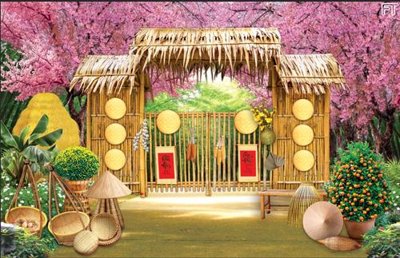 File gốc in ấn file in baner tết 2023 phông tết tất niên khai xuân TET516 (sẵn sàng tải về)