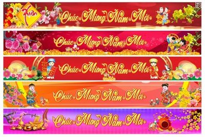 File gốc file in baner tết 2023 phông tết tất niên khai xuân TET522 (ảnh chi tiết) để in lụa