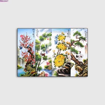 File gốc File gốc in tranh tổng hợp TH1067 (trang trí) cho phòng khách