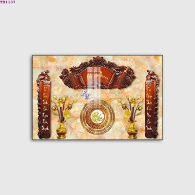 File PSD File gốc in tranh tổng hợp TH1137 (gốc) tách lớp chi tiết