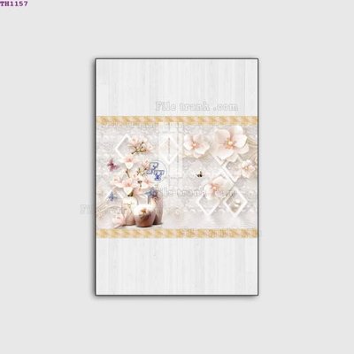 File tranh File gốc in tranh tổng hợp TH1157 (bản gốc) in lụa 3D