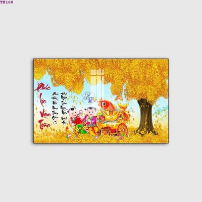 Ảnh gốc File gốc in tranh tổng hợp TH160 (độ nét cao) in mica