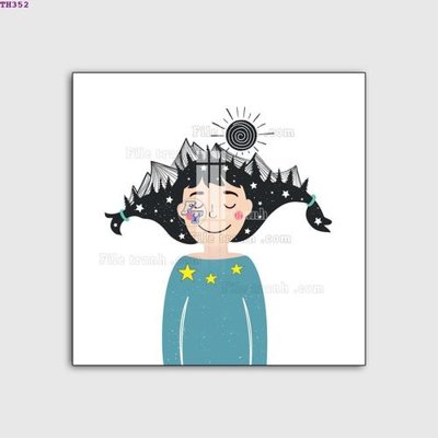 File tranh gốc File gốc in tranh tổng hợp TH352 (bản đẹp) độc quyền