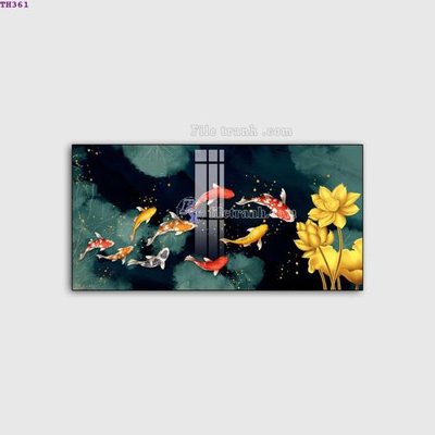 File in trần File gốc in tranh tổng hợp TH361 (bản gốc) bầu trời