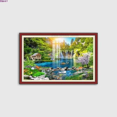 File gốc File gốc in tranh tổng hợp TH607 (in 3D) nghệ thuật