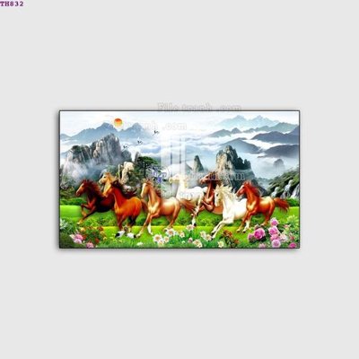 File ảnh gốc File gốc in tranh tổng hợp TH832 không vỡ nét