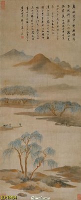 File tranh File tranh thủy mặc TM04 (ảnh gốc) in trần xuyên sáng