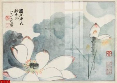 Download file File tranh thủy mặc trung quốc TM1014 (gốc) in mica cao cấp