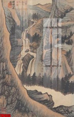 Hình ảnh gốc File tranh thủy mặc trung quốc TM1025 (để in khổ lớn)