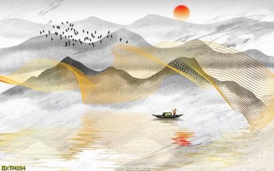 Tải file gốc File tranh thủy mặc TM104 (in khổ lớn) không mờ