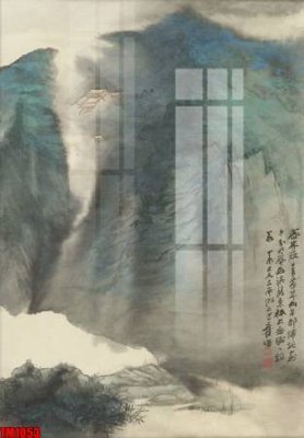 File gốc File tranh thủy mặc trung quốc TM1053 (in ấn) màu sắc trung thực