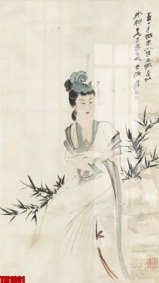 File tranh gốc File tranh thủy mặc trung quốc TM1061 (bản quyền) độc đáo