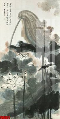 File in lụa File tranh thủy mặc trung quốc TM1077 (tân cổ điển) File tranh thủy mặc trung quốc TM1077