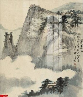 Tải về file tranh gốc File tranh thủy mặc trung quốc TM1177 (để in quảng cáo)