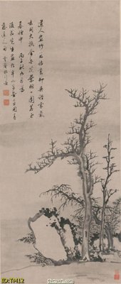 File gốc File tranh thủy mặc TM12 (in tráng gương) nghệ thuật