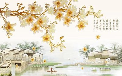 Hình ảnh file gốc File tranh thủy mặc TM121 (chất lượng cao)