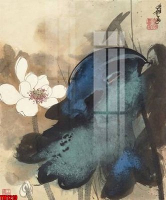 Ảnh mô tả file gốc in mica File tranh thủy mặc trung quốc TM1219