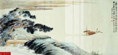 File PSD in ấn File tranh thủy mặc trung quốc TM1233 (chất lượng cao)