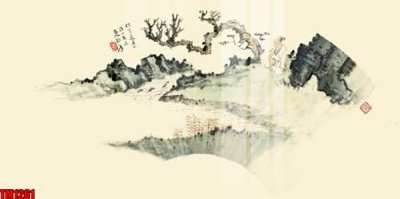 File gốc File tranh thủy mặc trung quốc TM1261 (ảnh chi tiết) để in ấn