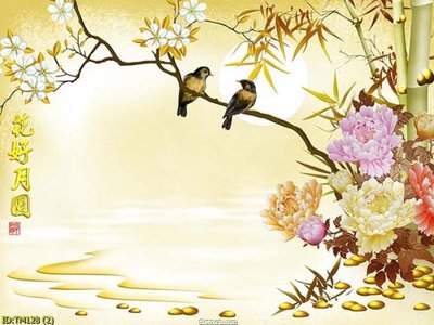 Tải file File tranh thủy mặc TM128 (gốc) in tranh tráng gương