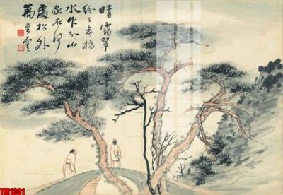 File tranh gốc File tranh thủy mặc trung quốc TM1301 (bản quyền) file PSD