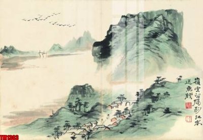 File ảnh File tranh thủy mặc trung quốc TM1303 (gốc) in Hiflex