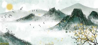 File gốc File tranh thủy mặc TM131 (trang trí) cho phòng khách