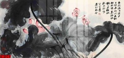 File tranh File tranh thủy mặc trung quốc TM1387 (gốc) phong cách tối giản