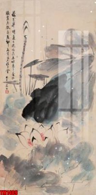 File gốc File tranh thủy mặc trung quốc TM1409 (cho in UV) siêu nét