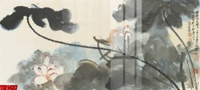 File gốc File tranh thủy mặc trung quốc TM1437 (in mica) cắt laser