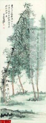 Hình ảnh file gốc in trần nhà File tranh thủy mặc trung quốc TM1507