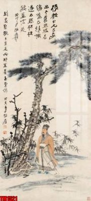 File gốc File tranh thủy mặc trung quốc TM1521 (trang trí) phòng ngủ