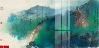 Hình ảnh gốc File tranh thủy mặc trung quốc TM1542 (để in khổ lớn)