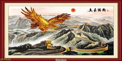 File in trần File tranh thủy mặc TM181 (bản gốc 3D) sống động