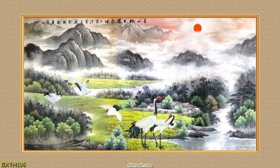 Tải file gốc in lụa File tranh thủy mặc TM196 siêu nét